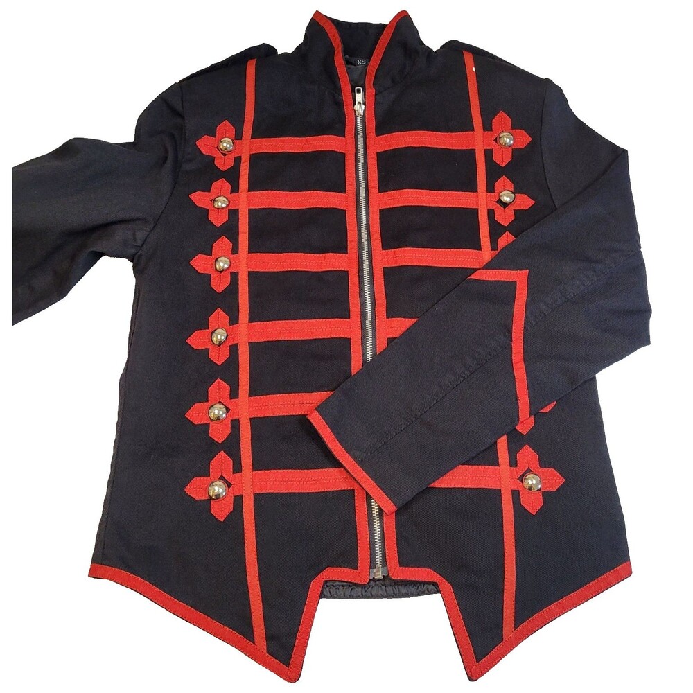 ROROX Jacket Steampunk Parade Military Punk Gothic Drummer Women's XS Halloween